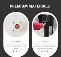 2 Pcs Metal Button Switch Oxidized Black Micro-stroke Ultra-short and Thin  12mm Light Touch Momentary Push Latching LED Marine Round