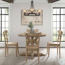 Beach wood dining room set. Keaton Beach Round Dining Room Set From Picket House Furnishings Coleman Furniture
