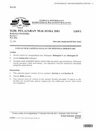 Soalan Spm Sebenar Bahasa Inggeris 2011 Pdf Nature Birds