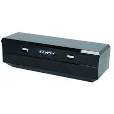 Weather guard 121501 aluminum low profile saddle box. Lund 48 In Gloss Black Steel Flush Mount Full Size Chest Truck Tool Box With Mounting Hardware And Keys Included 76548 The Home Depot