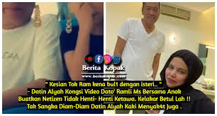 Mangga tv datuk jamal abdillah diusik isteri. Kesi4n Tok Ram Kena Bul1 Dengan Isteri Berita Kopak Cc