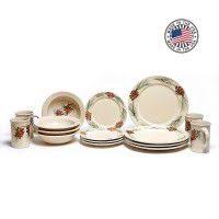 Rustic melamine dinnerware set, service for 4, pale yellow | cabin decor ideas. Rustic Dinnerware Bear Dinnerware Wildlife Glassware Antler Flatware At The Cabin Shop