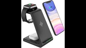The new magnetic car wireless charger model c is a qi charging station. Kkuyi Updated 3 In 1 Qi Wireless Charging Station Youtube