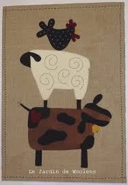 Le Jardin De Woolens Old Mcdonald S Farm Kit Lainages Artisanat En Laine Feutree Courtepointes D Automne Applique En Feutrine
