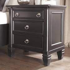 Greensburg Three Drawer Night Stand By Ashley Millennium Black Nightstand Ashley Furniture Signature Design By Ashley