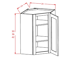 Shop for corner cabinet furniture at bed bath & beyond. Cs Dcw2742gd Diagonal Corner Wall Cabinets 27 Inch Cambridge Sable Wall Cabinets Cabinetcorp