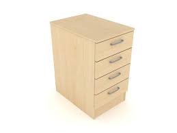 Living room, bedroom, kitchen & dining, bathroom, entertainment Elite 4 Drawer Desk High Pedestal Office Furniture Scene