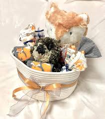 A pair of baby socks makes for some of the perfect nautical baby boy gifts. Cute Fox Baby Boy Gift Basket Baby Shower Baby Boy Welcome Etsy Baby Boy Gift Baskets Baby Boy Gifts Baby Gift Basket