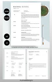 A strikingly modern cover letter template with a balanced feel. Resume Template Modern Cv Template Professional Resume Etsy In 2021 Modern Cv Template Cover Letter Format Resume Template