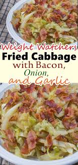 Fried Cabbage With Bacon Onion And Garlic Cabbage And Bacon Bacon Fried Cabbage Fried Cabbage