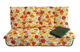 Tecnoweb Remplacement Complet De Toit Pour Balancelle 4 Places Cm170 Fantaisie Rosso Giallo Balancelle Toit Coussin