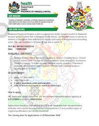 Charlotte maxeke hospital structure compromised as battle to quench fire continues south african broadcasting company09:00. 2020 2021 Job Vacancies In Gauteng Posts Facebook