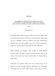 Berdasar pada tari warna pelangi. Aku Lirik Yang Religius Pada Kumpulan Sajak Aku Ini Binatang Jalang Karya Chairil Anwar Dan Kelayakannya Sebagai Bahan Ajar Sastra Di Sma Ma
