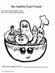 Thanksgiving food basket clip art. Healthy Food Coloring Pages Food Groups