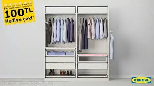 Ihtiyaciniza Gore Duzenleyebileceginiz Pax Gardiroplar Simdi Hediye Ceki Firsatiyla Ikea Da Detaylar Ic Pax Kleiderschrank Schrank Zusammenstellen Pax Schrank