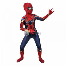 The fabric is elastic and comfortable to wear. Kids Iron Spiderman Costume Avengers Endgame Spider Man Peter Parker Cosplay Costumes Ccosplay Com