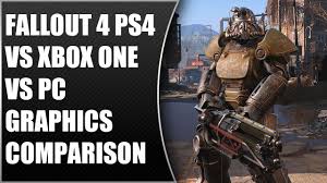 Fallout 4 Ps4 Vs Xbox One Vs Pc Graphics Comparison In 2020 Xbox One Xbox Fallout