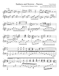 Sheet Music Made By Hrchannah For Piano Sheet Music Piano Sheet Sorrow