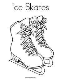We have collected 39+ ice skating coloring page printable images of various designs for you to color. Ice Skates Coloring Page Twisty Noodle