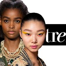 The Best Make Up Looks From The Spring Summer 2021 Fashion Weeks Summer Eye Makeup Makeup Trends Summer Makeup