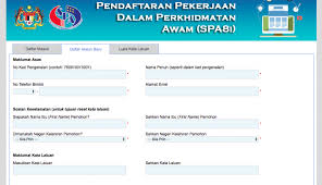 Setiausaha suruhanjaya perkhidmatan awam malaysia bahagian pengambilan khas aras 7, blok c7 kompleks c pusat pentadbiran kerajaan persekutuan 60520 putrajaya tel : Pendaftaran Permohonan Latihan Separa Perubatan Spa Kerja Kosong Kerajaan