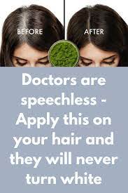 The hair becomes gray when the follicles cease producing melanin. Doctors Are Speechless Apply This On Your Hair And They Will Never Turn White But The Magic Here Is That T Grey Hair Remedies Reverse Gray Hair Hair Remedies