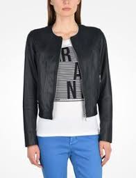 Find great deals on ebay for armani exchange leather jacket. Armani Exchange Leather Bomber Jacket Leather For Women A X Online Store