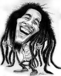Artwork Black And White Bob Marley Sketch Bob Marley Caricature Bob Marley Black Art Pictures