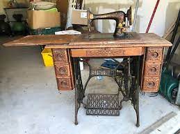 Antique corticelli spool sewing cabinet thread 23x16x13. 1908 Antique Singer Sewing Machine With Cabinet Ebay