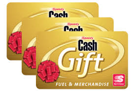 Perfect for business incentives, too! Speedy Cash Speedway Speedway