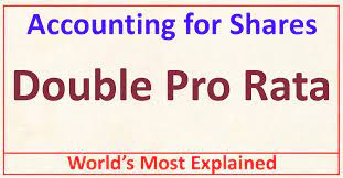 Double Pro Rata Over Subscription With Calls In Arrears