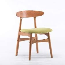 Hbzy Household Solid Wood Chair Simple Dining Table And Chairs Fashion Armchair C Solid Wood Dining Chairs Simple Dining Chairs Midcentury Modern Dining Chairs