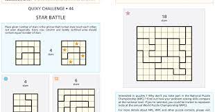 1 to 4 for a 4x4 puzzle. Star Battle Qc 44