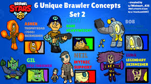 There are some brawl stars concepts at the bottom to show the staging of making a fan made brawler weather they be requests or your own ideas. Idea Concept Art Brawl Stars 6 More Unique Brawler Concepts Brawlstars