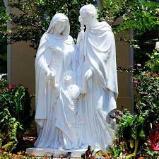 Standard material is gray granite, please call us for a price on the holy family statue in other granite colors. Large Outdoor Famous Holy Family Outside Statue Designs For Garden Decor For Sale You Fine Sculpture