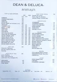 Order coffee & tea delivery from your favorite restaurants. Dean Deluca Menu Clickthecity Food Drink