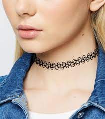 50% off add to cart options. Black Tattoo Choker New Look