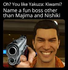 I've found most of the bosses to be annoying or average compared to other  games : r/yakuzagames