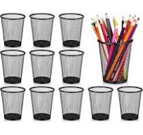 Amazon.com: Henoyso 36 Pack Mesh Pencil Holder Wire Mesh Pen ...