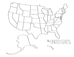 Learn To Draw The United States Blob Map Style Etsy In 2021 Learn To Draw Pictures To Draw North America Map