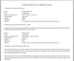 Maybe you would like to learn more about one of these? Format Contoh Surat Talak 3 Suami Ke Istri File Word