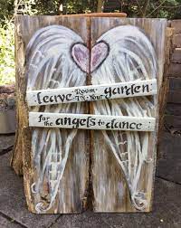 Leave Room In Your Garden For The Angels To Dance Wings Etsy Angel Wings Art Angel Wings Painting Wings Art