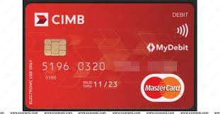 Cimb also offers an attractive balance transfer program for most of their cards, offering 0% interest rates for 6 months without any annual fees. Cimb Bank Mastercard Debit With Mydebit Logo 2016