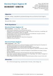 Commissioning engineers work at the client's site where they supervise the installation of systems or equipment. Electrical Project Engineer Resume Samples Qwikresume