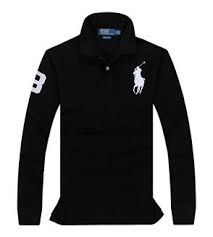 Black And Gold Polo T Shirt Polo Ralph Lauren Shirt With Long Sleeves Black With Gold Logo Cheap Ralph Lauren Polo Polo Outfit Ralph Lauren Polo Shirts