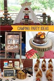 Birthday Theme Ideas For Boy 10 Spring Birthday Party Ideas For Boys Camping Theme Birthday Party Camping Birthday Camping Birthday Party