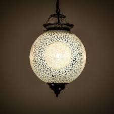 Oosterse Hanglamp Mozaiek Transparant Beads En Triangles Marokkaanse Lamp Ceiling Lights Decor Home Decor