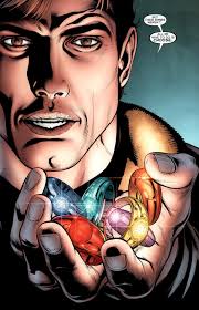Hal Jordan shows up and says pick one ring out my hand, which one you  picking?