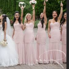 Amsale Bridesmaid Dress Blush Color Amsale Bridesmaid Dresses Amsale Bridesmaid Blush Bridesmaid Dresses