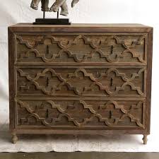 There is a pull tie to tighten around the neck of the bottle. Creative Co Op Morocco Recycled Elm Brown Sideboard